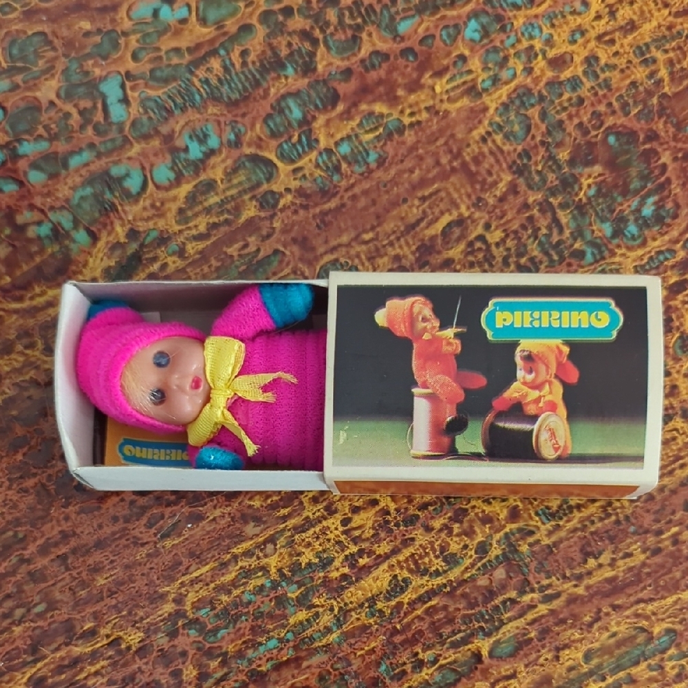 Vintage "Pierino", Matchbox Baby Girl Doll Original Box 